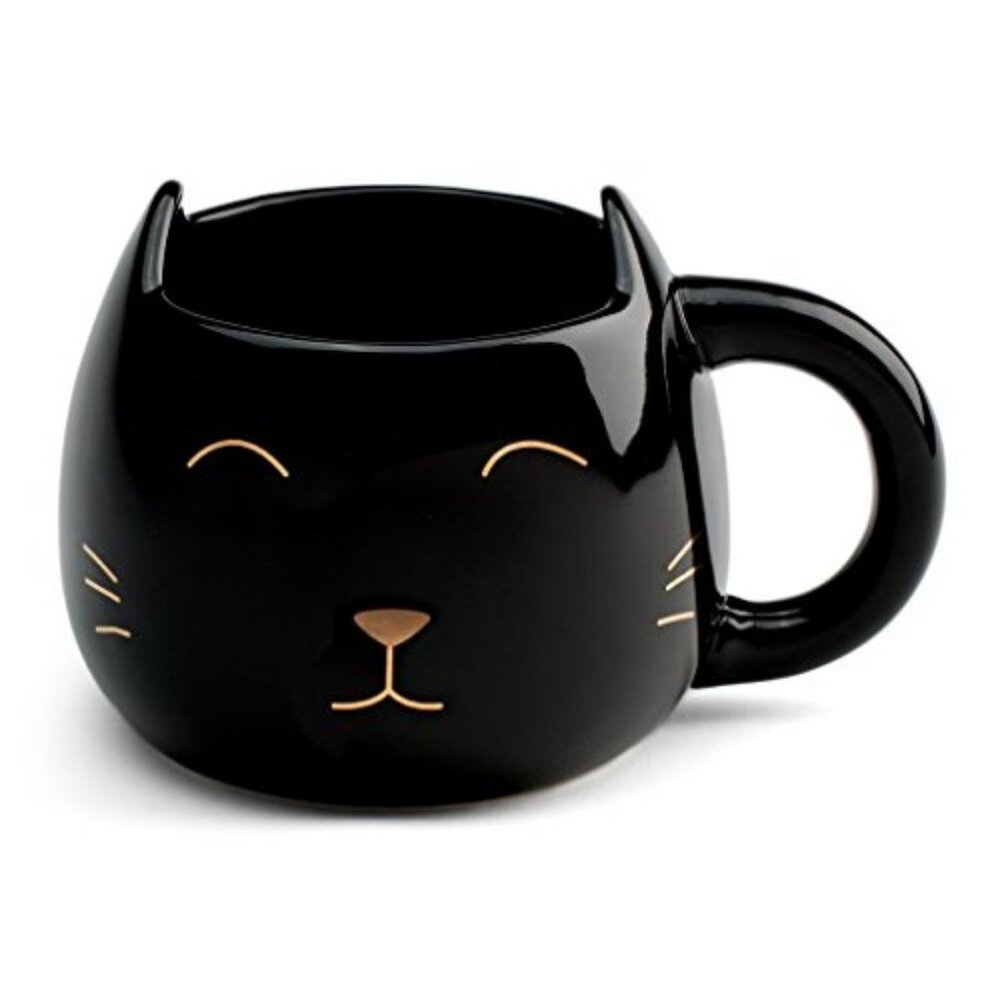 Black Cat Ceramic Coffee Mug